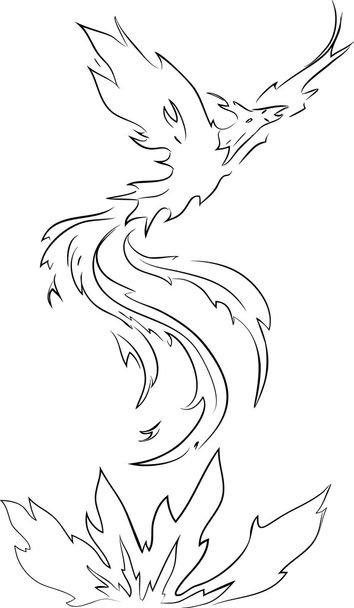 Phoenix mythological creature - Vecteur, image