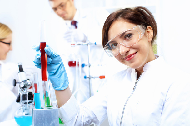 Scientists in laboratory - Φωτογραφία, εικόνα
