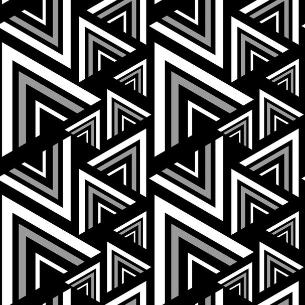 Triangolo nero, modello bianco senza cuciture. Illustrazione vettoriale
 - Vettoriali, immagini