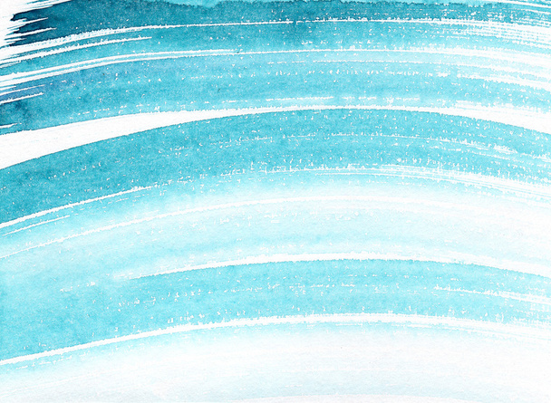 farbenfrohe Aquarelle gießen auf ein Papier einen Hintergrund überquellend - Foto, Bild