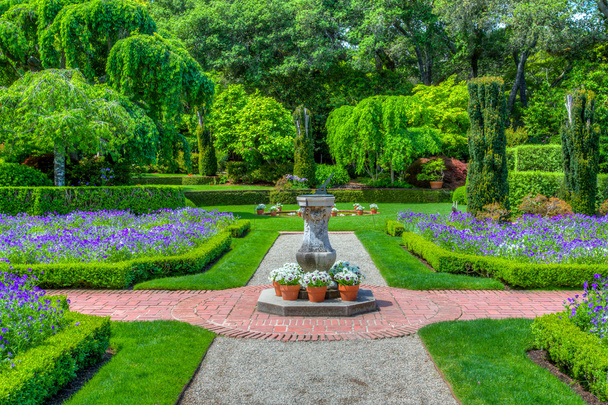 Formal English Garden Path - Photo, Image