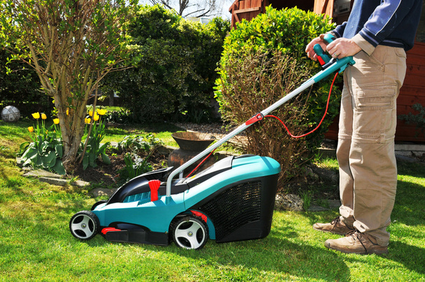 Mowing the lawn - Photo, Image