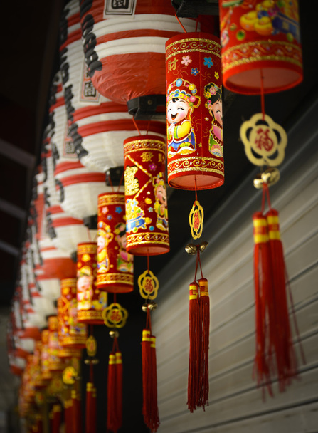 Ornamentação do Ano Novo Chinês
 - Foto, Imagem