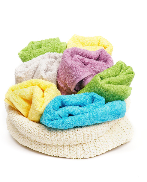 Многоцветные полотенца
 - Фото, изображение