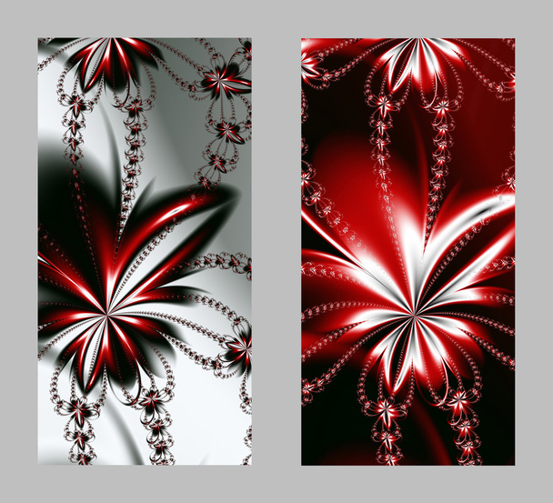 Capa de telefone celular de volta com belo padrão em design fractal - Foto, Imagem