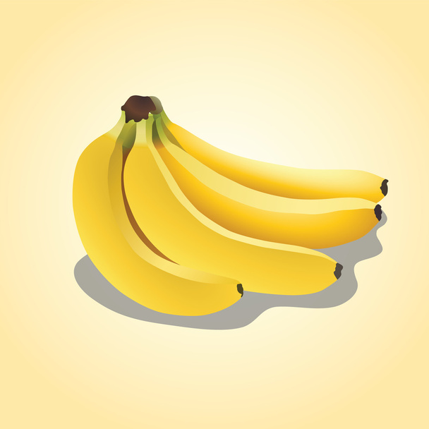 Векторні ілюстрації - банан - Вектор, зображення