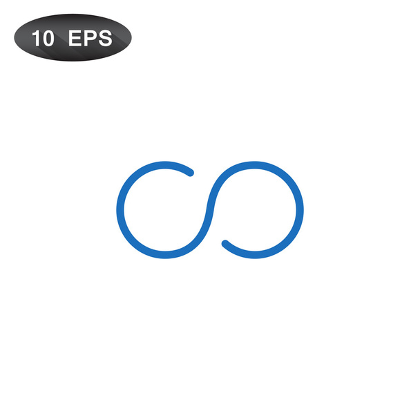 infinity sign icon - ベクター画像