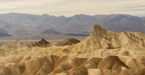 Zabriskie point Death Valley National Park - Фото, изображение