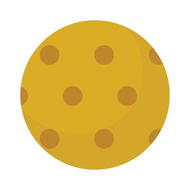 Peperkoek chocolade chip cookie vector geïsoleerd op een witte achtergrond. - Vector, afbeelding
