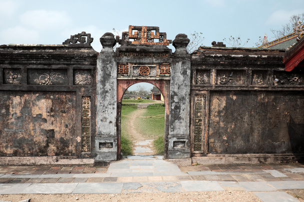 Hue Citadel, culture heritage, Dai Noi, vietnam, ngo mon - Foto, afbeelding