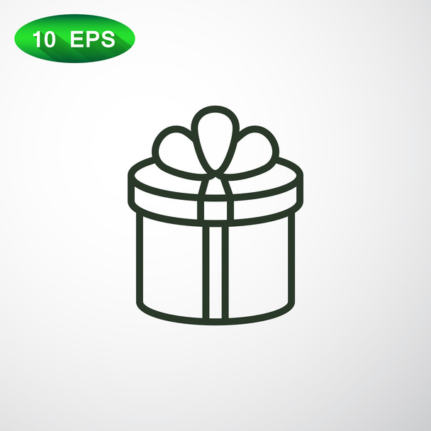 gift box icon - Вектор,изображение
