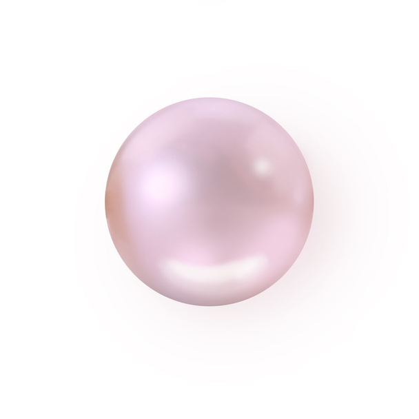 Perle isoliert auf weißem Hintergrund - Foto, Bild