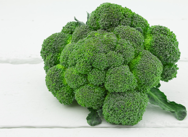Foto da vicino di una testa di fiore di broccoli
 - Foto, immagini