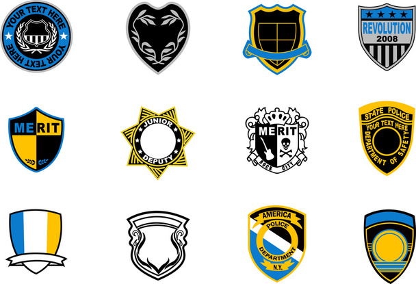 Emblem badge symbol design - Vector, Image