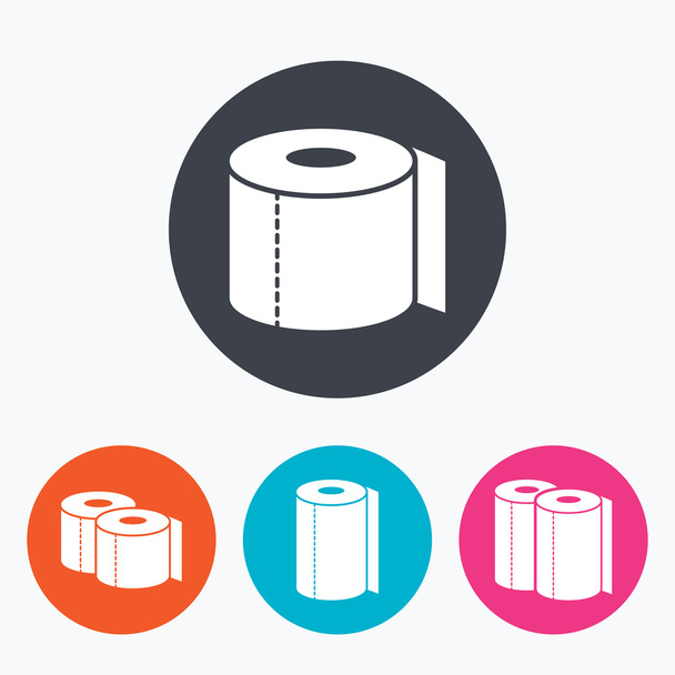 Toilet paper icons. - Vector, Image