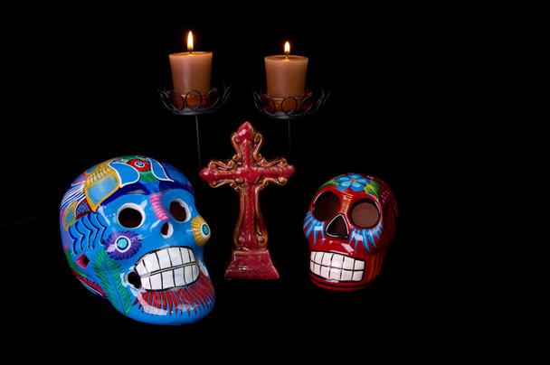 Dia De Los Muertos (Day of the Dead) Alter - Photo, Image