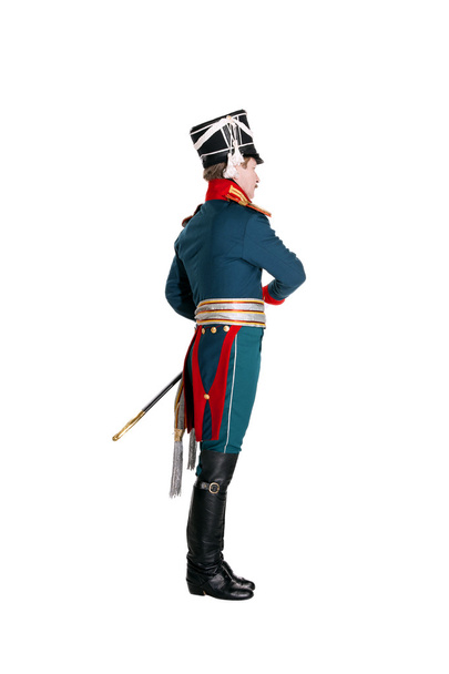 Gardien avec un sabre XIXe siècle
 - Photo, image