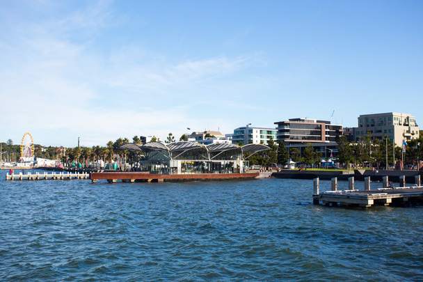 Місті Geelong Waterfront влітку - Фото, зображення