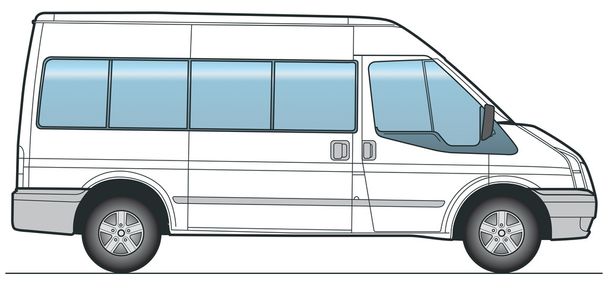 Minibus Vector - Vector, afbeelding