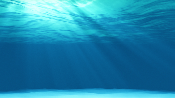 světlo pod vodou v laguně - Záběry, video