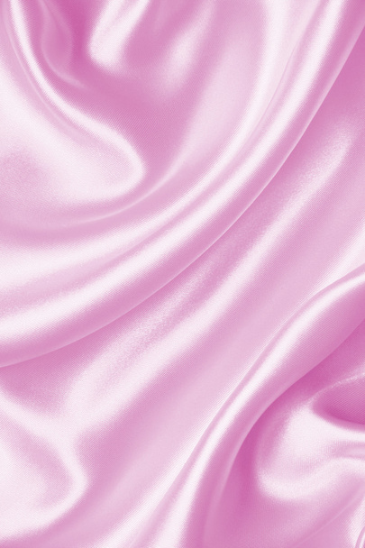 Smooth elegant pink silk or satin as wedding background - Фото, зображення