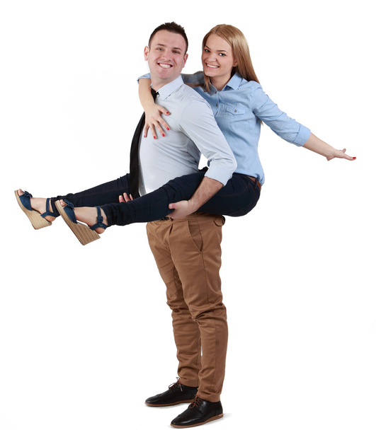 Young couple having fun - Photo, image