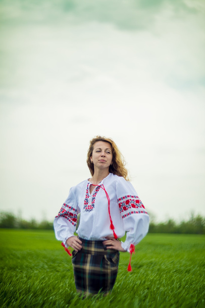 girl in national dress - Photo, Image