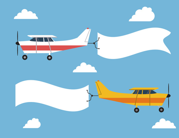 Airplane icon design - Vector, Image