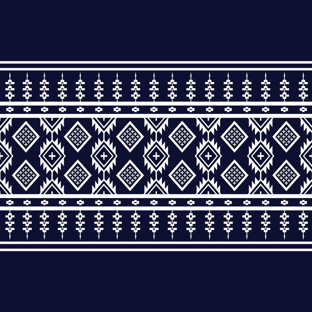 Geometric Ethnic pattern design for background or wallpaper. - Vector, Image