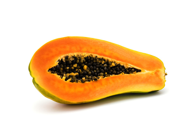 papaia isolata su sfondo bianco - Foto, immagini