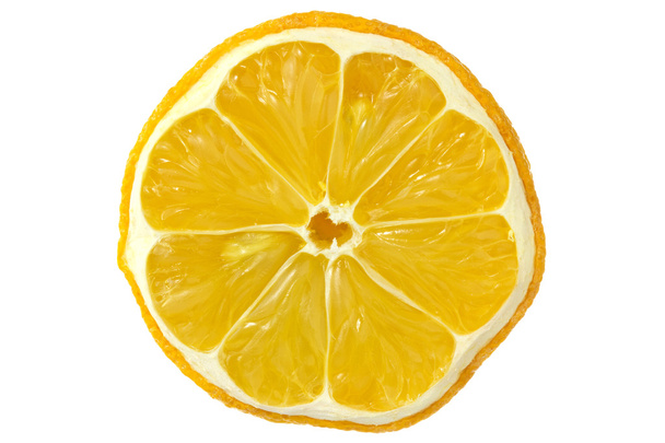 Slice of dry lemon - 写真・画像