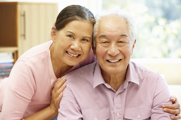 Happy Senior couple smiling  - Foto, afbeelding