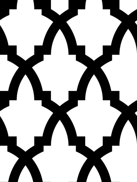 mosaico árabe sin costuras
 - Vector, Imagen