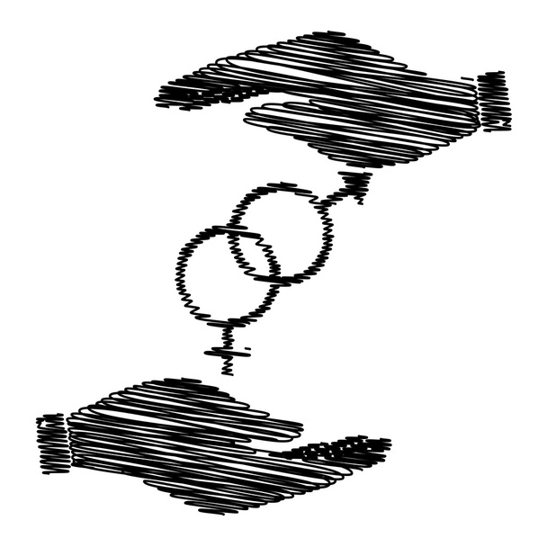 Sexuální symbol znak - Vektor, obrázek