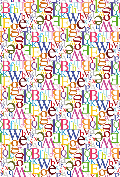 Modèle de lettre sans couture
 - Vecteur, image