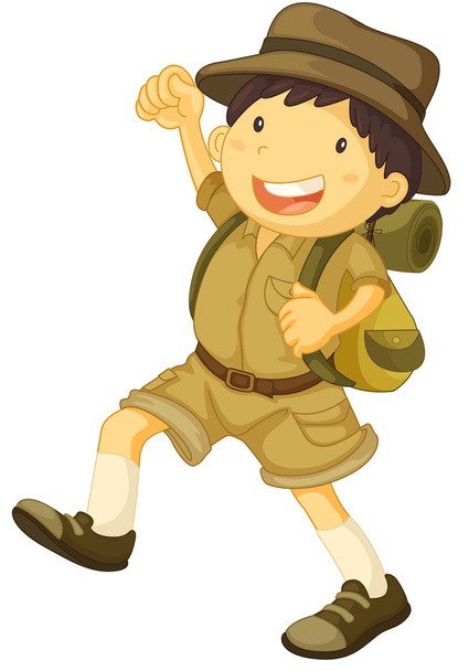 Boy Scout - Vector, afbeelding