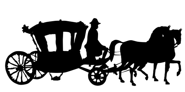 caballos y carruajes rococo - Foto, afbeelding