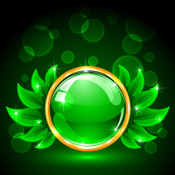 Eco icon - Vector, afbeelding