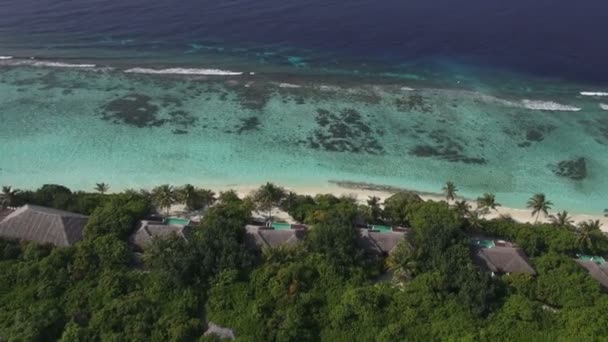 close aerial island resort - Footage, Video