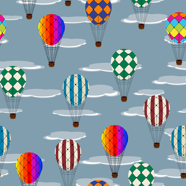 hőlégballon-minta - Fotó, kép
