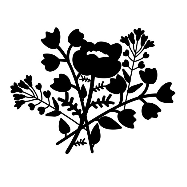 Декоративний квітка букет
 - Вектор, зображення