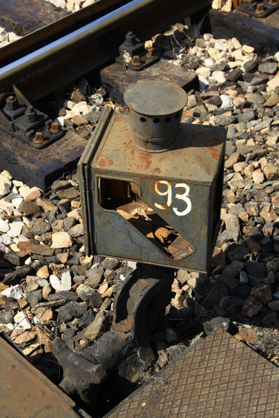 nummers, trein, trackway - Foto, afbeelding
