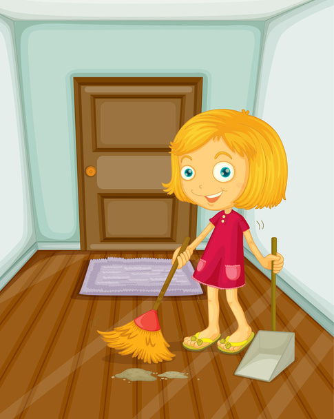 Sweeping - Vector, Image