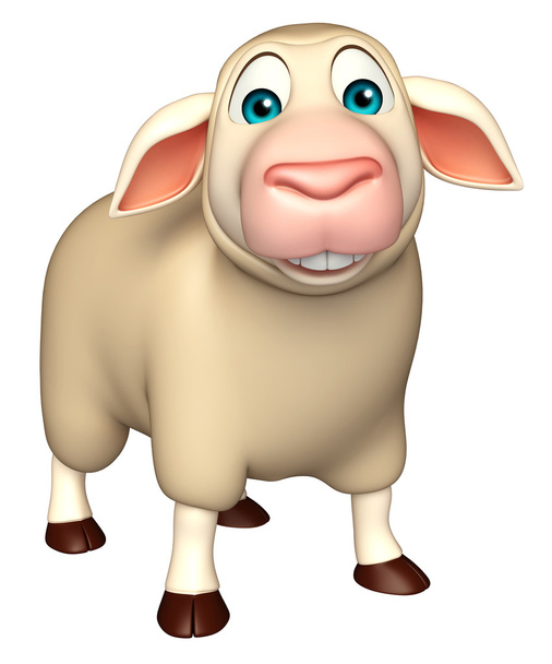 drôle de personnage de dessin animé mouton
 - Photo, image