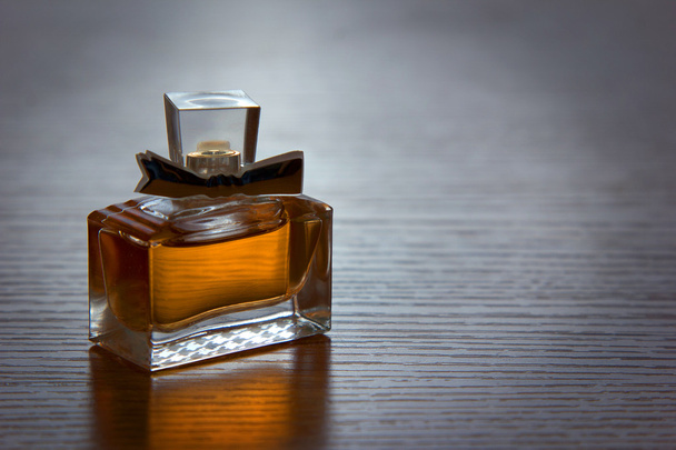 beautiful is square with womens perfume bottle - Fotoğraf, Görsel