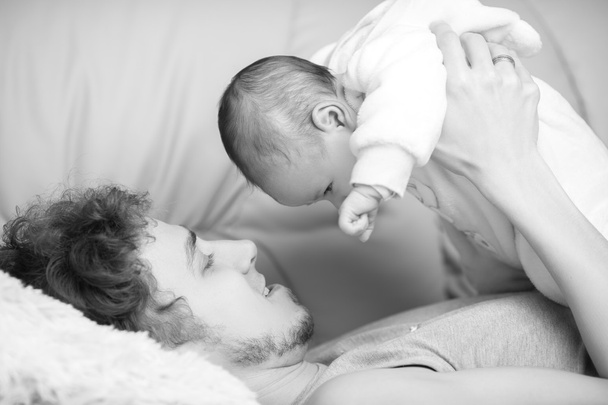 father and baby - Fotografie, Obrázek