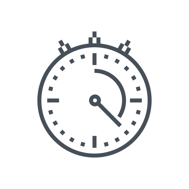 Symbolbild Zeitschaltuhr - Vektor, Bild