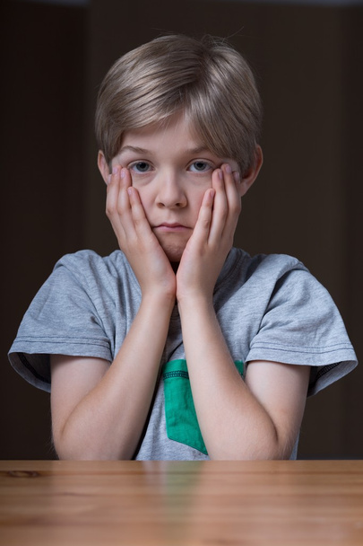 Young boy feeling upset - Φωτογραφία, εικόνα