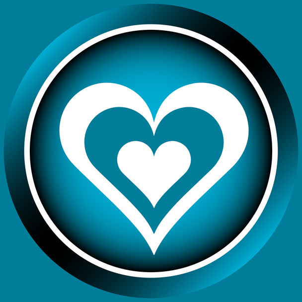 Icona con triplice cuore
 - Vettoriali, immagini