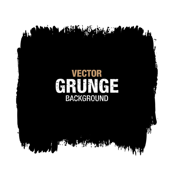 black grunge background - Vector, Image